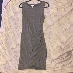 Leith body con ruched mini dress